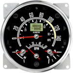 5-1/2" CJ GPS Metric Speedometer Cluster 140KMH/90mph with Tachometer (Inclinometer Option) - Speedo, Fuel Level, Temp, Tach 5-1/2" CJ GPS Metric Speedometer Cluster 140KMH/90mph with Tachometer (Inclinometer Option) - Speedo, Fuel Level, Temp, Tach