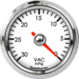 2-1/16" Vacuum Gauge 30-0in/hg