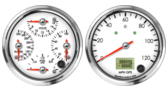 GPS Speedometer Gauge 120mph (w/ turn signal and high beam)
Quad Gauge - Oil psi, Water Temp, Fuel Level, Volts
GPS Speedometer Gauge 120mph (w/ turn signal and high beam)
Quad Gauge - Oil psi, Water Temp, Fuel Level, Volts