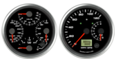 Dual Gauge - 120mph GPS Speedometer / 8K Tachometer (w/ turn signal and high beam)
Quad Gauge - Oil psi, Water Temp, Fuel Level, Volts
Dual Gauge - 120mph GPS Speedometer / 8K Tachometer (w/ turn signal and high beam)
Quad Gauge - Oil psi, Water Temp, Fuel Level, Volts