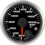 2-1/16" EGT Temp Gauge 200-2000F (w/ warning)