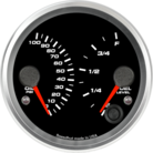 3-3/8" Dual Gauge - Oil psi, Fuel Level