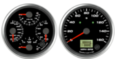 GPS Speedometer Gauge 160mph (w/ turn signal and high beam)
Quad Gauge - Oil psi, Water Temp, Fuel Level, Volts
GPS Speedometer Gauge 160mph (w/ turn signal and high beam)
Quad Gauge - Oil psi, Water Temp, Fuel Level, Volts