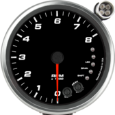 4-1/2" Tachometer 8K RPM Shift-light (Pedestal Mount) (w/aux Shift-light) 4-1/2" Tachometer 8K RPM Shift-light (Pedestal Mount) (w/aux Shift-light)