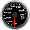 2-5/8" EGT Temp Gauge 100-900C Metric (w/ warning)
