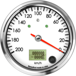 4" Speedometer 200km/h Metric programmable (Counter Clockwise with turn signals and high beam) 4" Speedometer 200km/h Metric programmable (Counter Clockwise with turn signals and high beam)