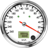 4" Speedometer 260km/h Metric programmable (Counter Clockwise with turn signals and high beam) 4" Speedometer 260km/h Metric programmable (Counter Clockwise with turn signals and high beam)